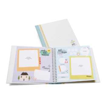 Segunda imagem do produto Albúm Mês a Mês de Recordações do Bebê - Colore