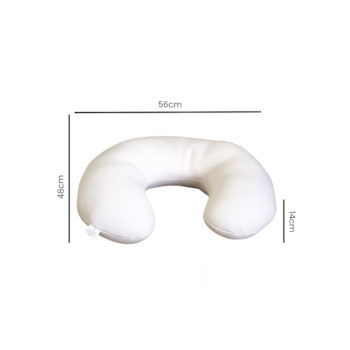 Segunda imagem do produto Almofada de Amamentação com Fibra Siliconada Branca