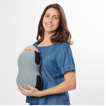 Imagem do produto Almofada de Corpo Halteres Cinza - FOM