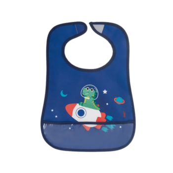 Imagem do produto Babador de Silicone com Bolso Pega Migalhas Astronauta - Kouii