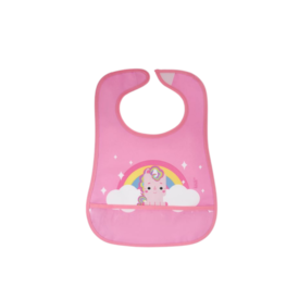 Imagem do produto Babador de Silicone com Bolso Pega Migalhas Unicórnio - Kouii