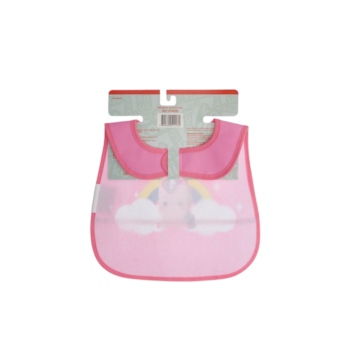 Segunda imagem do produto Babador de Silicone com Bolso Pega Migalhas Unicórnio - Kouii