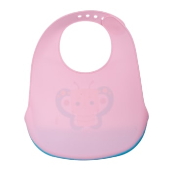 Segunda imagem do produto Babador de Silicone Pega Migalhas Borboleta Pipa - Kouii