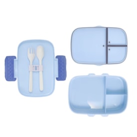 Segunda imagem do produto Bentô Box Tigor Little Azul Anti Vazamento - Tigor T. Tigre