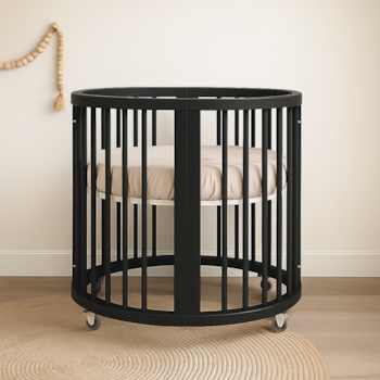 Imagem do produto Berço Crescer Redondo Multifuncional Preto - Sleeper