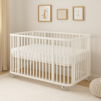 Imagem do produto Berço Fases Multifuncional Branco - Kartoon