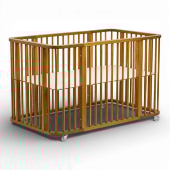 Segunda imagem do produto Berço Fases Multifuncional Madeira Maciça - Kartoon