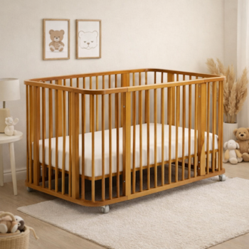 Imagem do produto Berço Fases Multifuncional Madeira Maciça - Kartoon