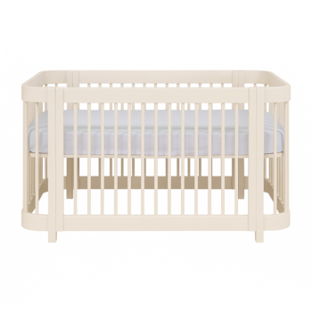 Segunda imagem do produto Berço Liege Multifuncional Amêndoa - Sleeper