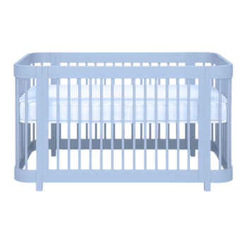 Segunda imagem do produto Berço Liege Multifuncional Azul - Sleeper
