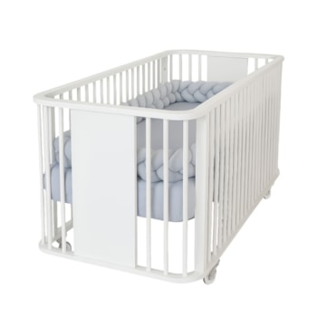 Segunda imagem do produto Berço Mini Cama Kin Branco - Kartoon