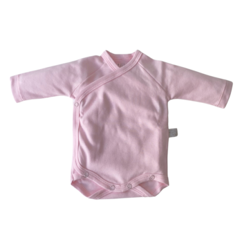 Segunda imagem do produto Body Manga Longa c/ Culote Prematuro Envelope Suedine - Tilly Baby