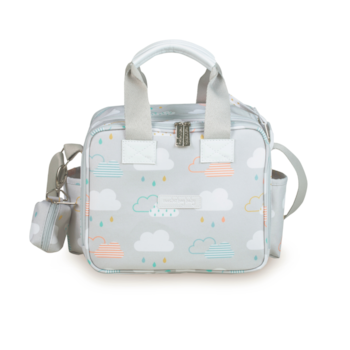 Imagem do produto Bolsa de Maternidade Sacola Térmica Nuvem Cinza 12NUV206 - Masterbag