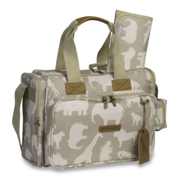 Imagem do produto Bolsa de Maternidade Térmica Anne Safari Caqui - Masterbag