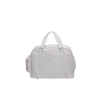Segunda imagem do produto Bolsa do Bebê Maternidade Cinza com Trocador Portátil - Todo Dia