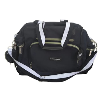 Segunda imagem do produto Bolsa Everyday Maternidade Preto e Olive - Masterbag