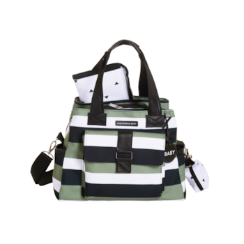 Imagem do produto Bolsa Sacola de Maternidade Kate Oliva Listrada - Masterbag