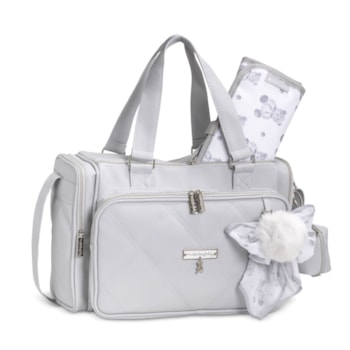 Imagem do produto Bolsa Térmica Maternidade Anne Urso Cinza - Masterbag