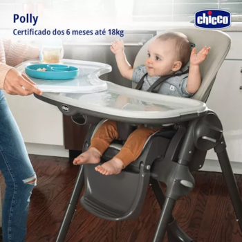 Imagem do produto Cadeira de Alimentação Polly Ava Black - Chicco