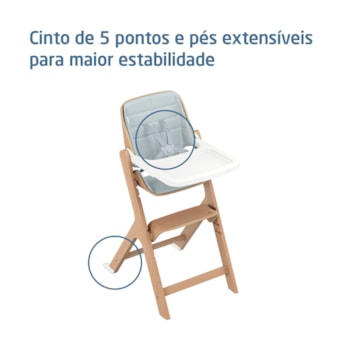 Segunda imagem do produto Cadeira De Refeição Nesta Madeira Natural - Maxi-Cosi