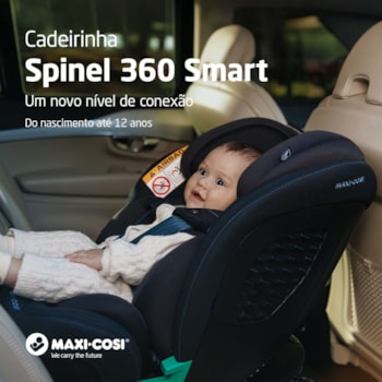 Segunda imagem do produto Cadeirinha para Auto Spinel 360 Smart Authentic Black - Maxi-Cosi