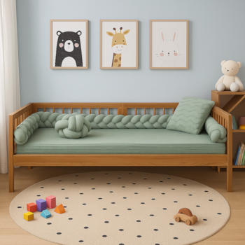 Imagem do produto Cama de Solteiro Split Madeira Jequitibá - Sleeper