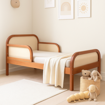 Imagem do produto Cama de Solteiro Taline Madeira Jequitibá - Sleeper