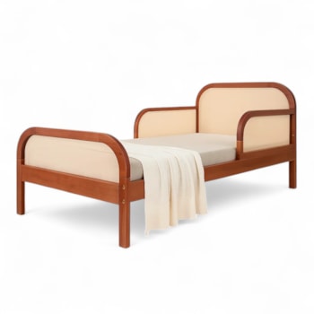 Segunda imagem do produto Cama de Solteiro Trama Madeira Jequitibá - Sleeper