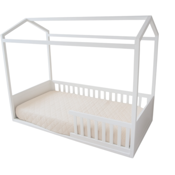 Segunda imagem do produto Cama Montessoriana Fazenda Casinha Branca - Kartoon