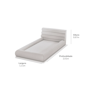 Segunda imagem do produto Cama Montessoriana Gomos Junior Azul Escuro - Bell'Baby