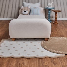 Imagem do produto Cama Moon Infantil Estofada Bouclê com Colchão - Stillen