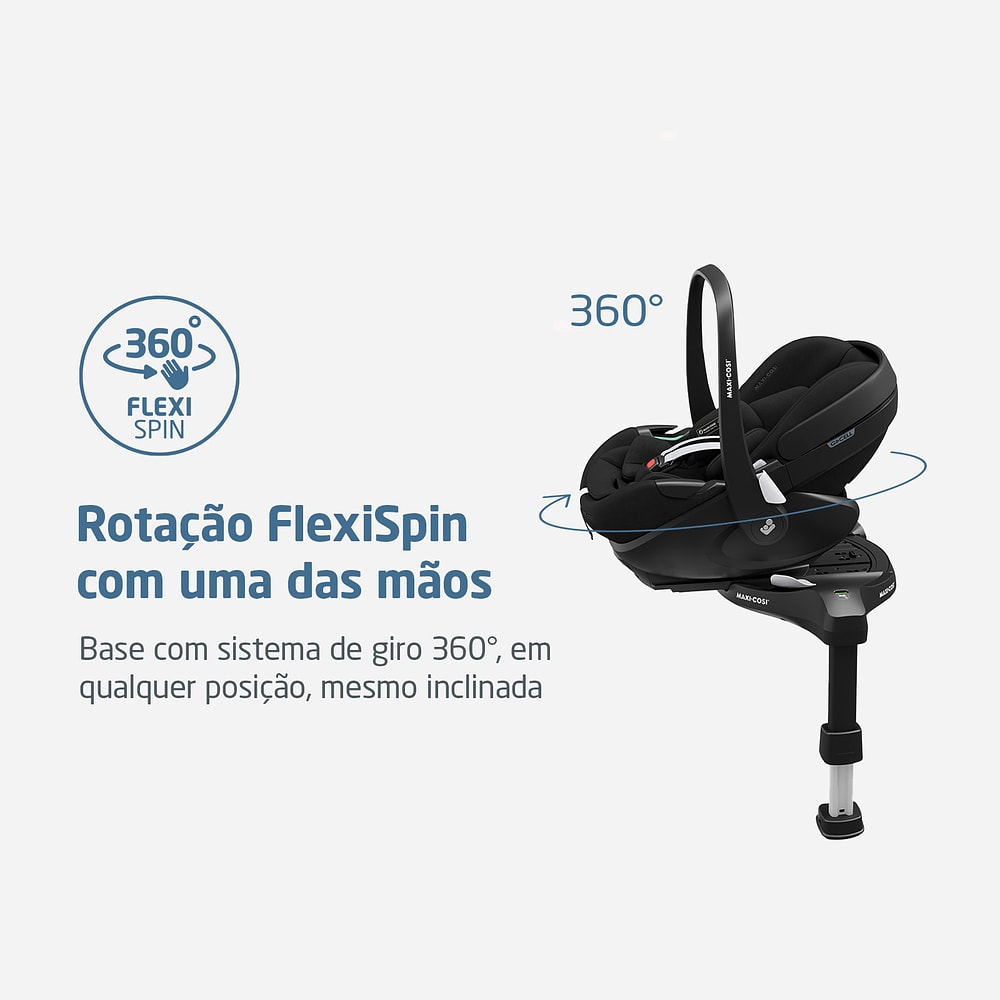 Carrinho Anna 3 Trio Isofix 360 Essential Black - Maxi-Cosi