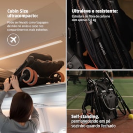 Segunda imagem do produto Carrinho de Bebê Oslo Carbon Black Sport - Maxi Cosi