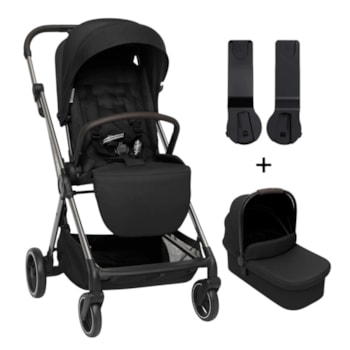 Imagem do produto Carrinho de Bebê Sienna com Moisés e Adaptador Dolphin - ABC Design