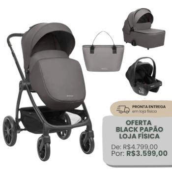Imagem do produto Carrinho de Bebê Travel System 4 em 1 Modena - Kikka Boo