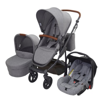 Imagem do produto Carrinho de bebê TS Como 4 Trio Woven Grey