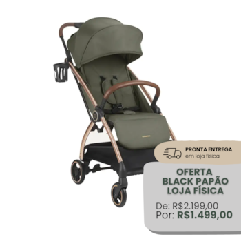 Imagem do produto Carrinho de Bebê Ultracompacto Joy Army Green - Kikka boo