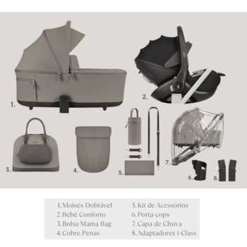 Segunda imagem do produto Carrinho Goya Premium Mocca - Kikka Boo