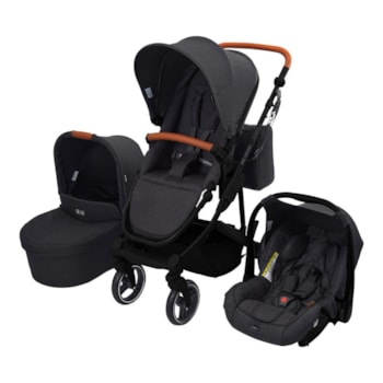 Imagem do produto Carrinho TS Como 4 Trio Woven Black - ABC Design