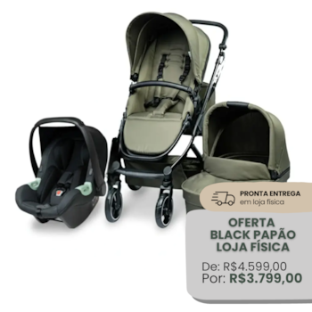 Imagem do produto Carrinho TS Como 4 Trio Woven Olive - ABC Design
