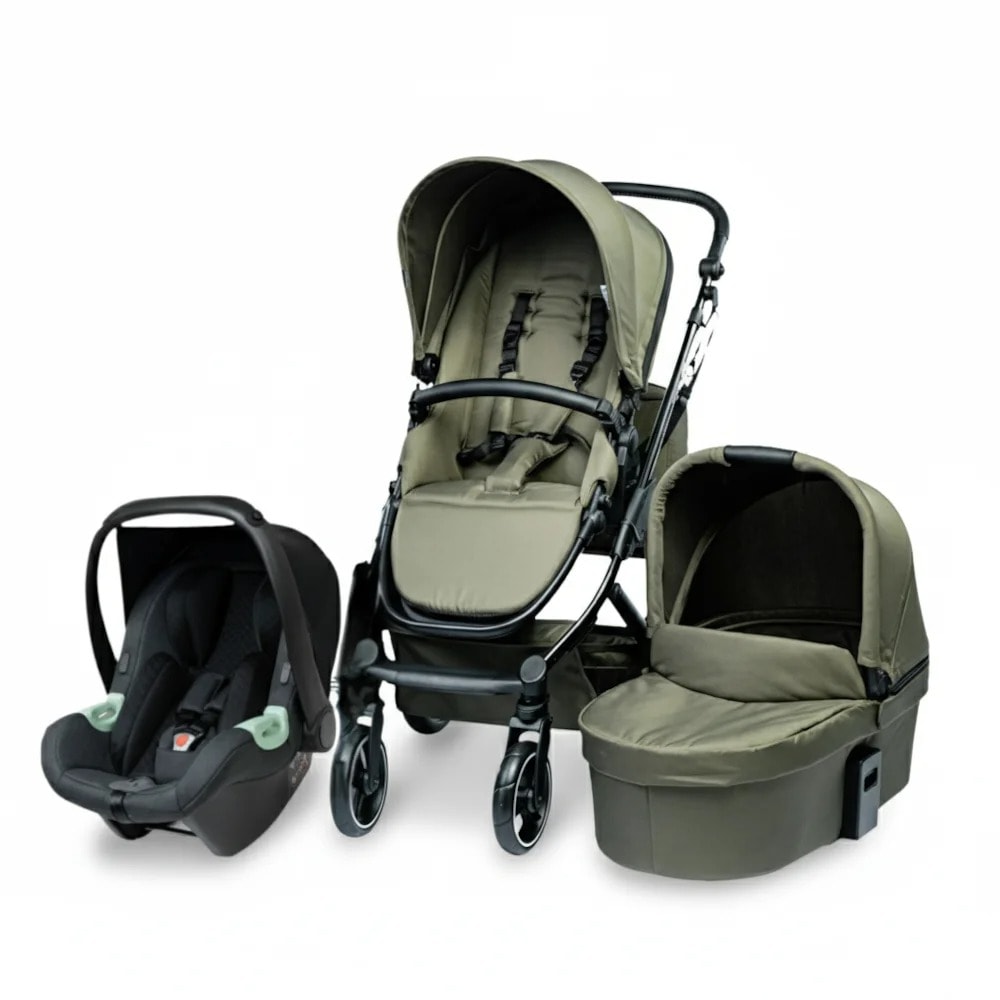 Carrinho TS Como 4 Trio Woven Olive - ABC Design
