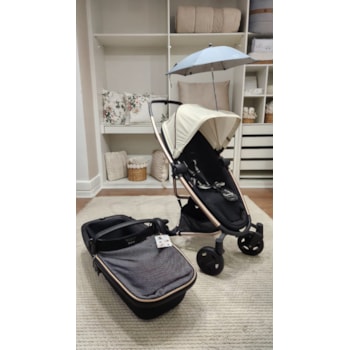Segunda imagem do produto Carrinho Zapp Rachel Zoe com Moisés e Guarda Sol Luxe Sport  - Quinny - Showroom