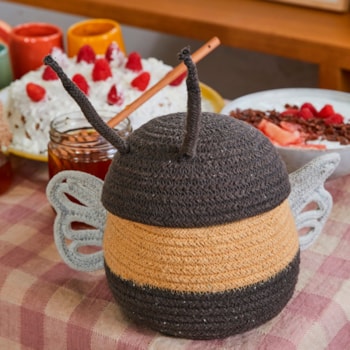 Imagem do produto Cesto em tecido Baby Bee 15x15cm - Lorena Canals
