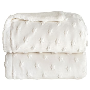 Segunda imagem do produto Cobertor Plush com Sherpa Stars
