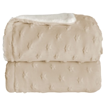 Imagem do produto Cobertor Plush com Sherpa Stars