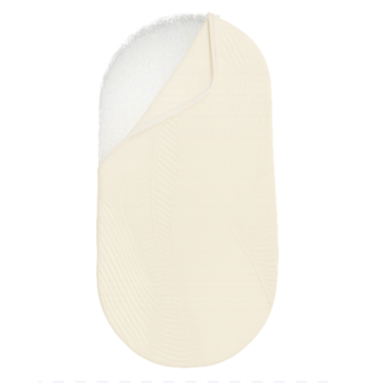 Segunda imagem do produto Colchão de Berço Lavável e Respirável Oval 139x68cm sem Tapete - Zissou