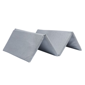 Imagem do produto Colchonete Portátil para Berço Desmontável Cinza - D'Bella