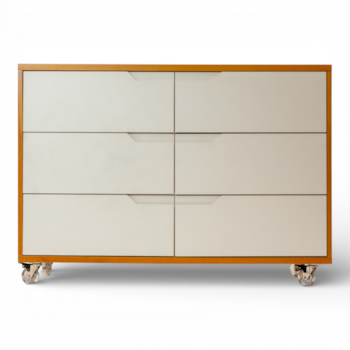 Segunda imagem do produto Cômoda Fases 6 Gavetas com Caixa em Jequitibá - Kartoon