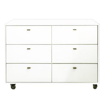 Imagem do produto Cômoda Fazenda 6 Gavetas Caixa Branco FAZ-002
