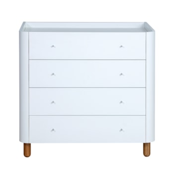 Imagem do produto Cômoda Sochi Branca com 4 Gavetas